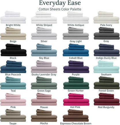 California Design Den Soft Queen Size 100% Cotton Sheet Sets, 400 Thread Count Good Housekeeping Award Winner, Silky Smooth Sateen Weave with Deep Pockets, Durable Queen Bed Sheet Set - Pink