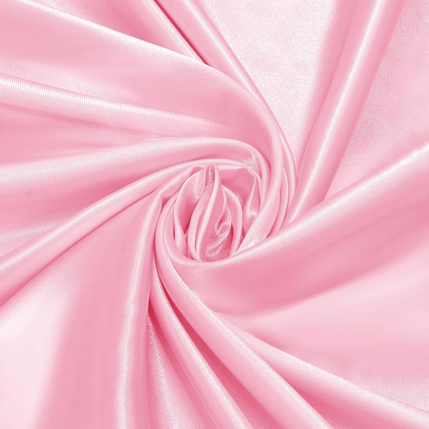 1 Pack Ruffle Tablecloth 60" x 102",Pink Satin Tablecloth Rectangle Silky Table Cloth Table Cover,Scalloped Table Cloth for Kitchen Dining and Weddings