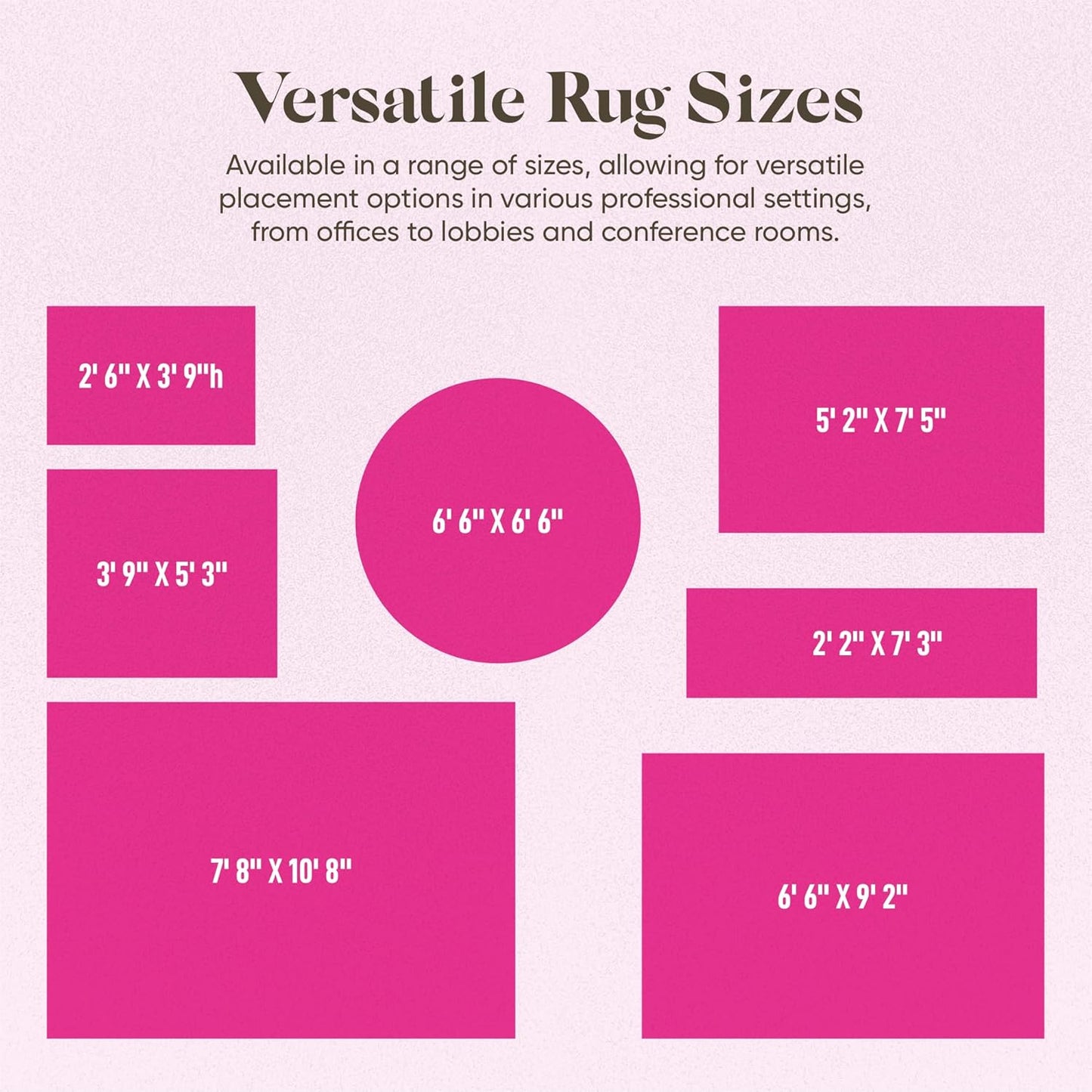 Abstract Rug 2x3 Small Rug Modern Rug Contemporary Area Rug Premium Colorful Thick Carpet for Living Room 327 Pink