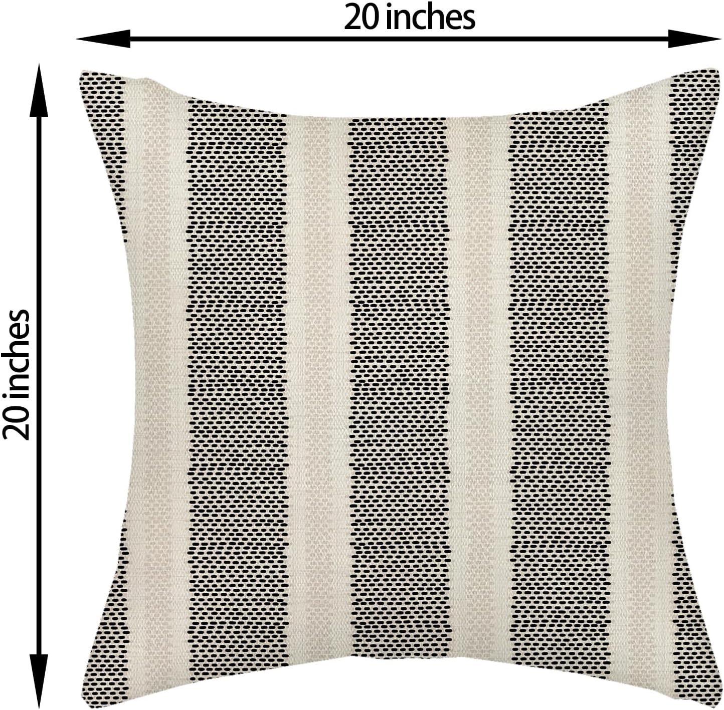 Pink Sage Green Pillow Covers 18x18 Inch 2 Pcs Boho Preppy Polka Dots Striped Decor Throw Pillows Modern Geometric Outdoor Farmhouse Decoration Pillowcase Linen Cushion Cover for Couch Sofa