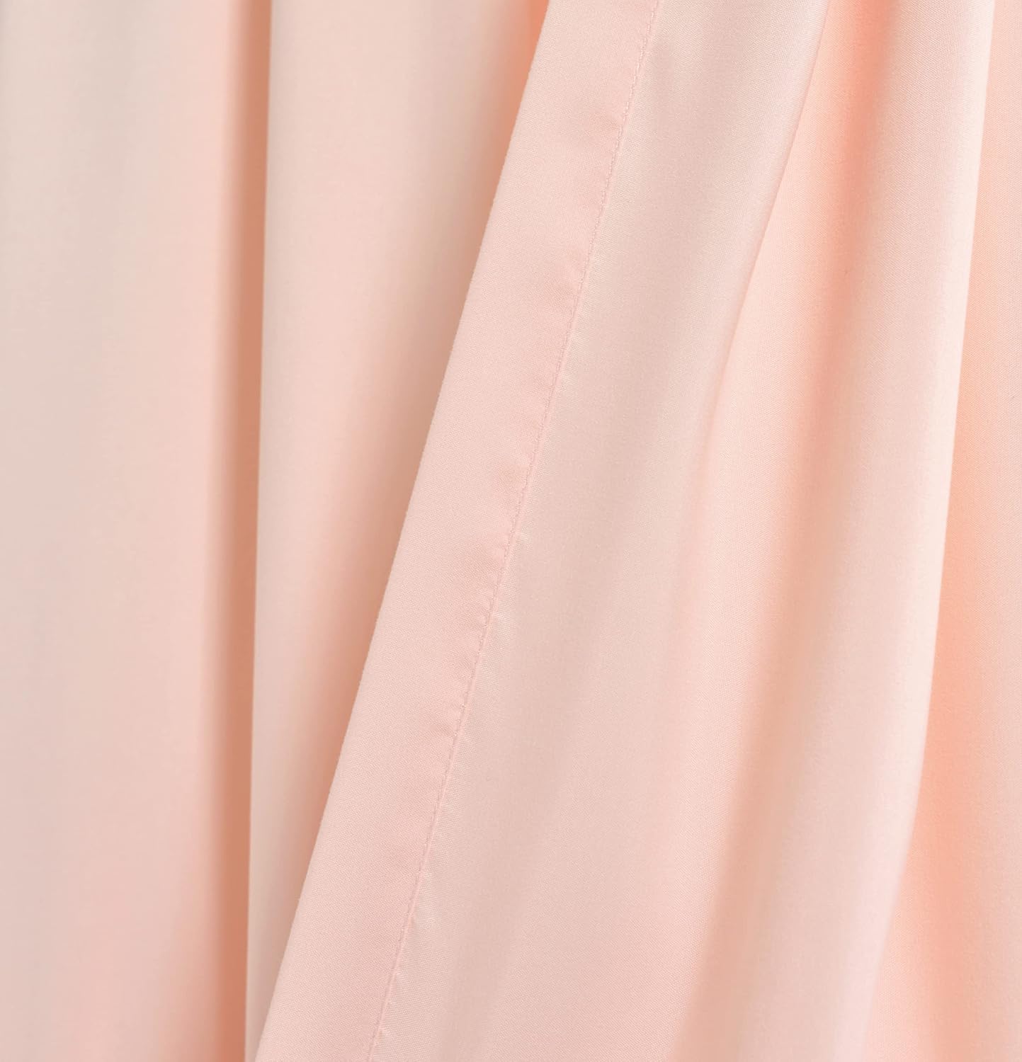 Lush Decor Allison Ruffle Curtains Window Panel Set for Living, Dining Room, Bedroom (Pair), 84 in L, Pink/Blush