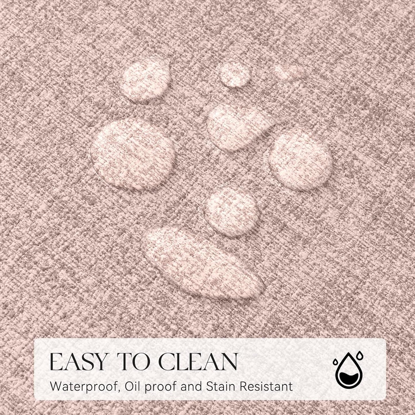 MOSAYT Faux Leather Placemats Set of 4, Heat Resistant Vinyl Place Mats with Coasters, Wipeable Washable Waterproof Oil Proof Table Mats for Kitchen Dining Indoor Outdoor, 12" x 17", Pink