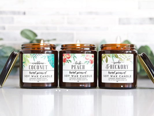 Fresh Peach - 4oz Soy Candle