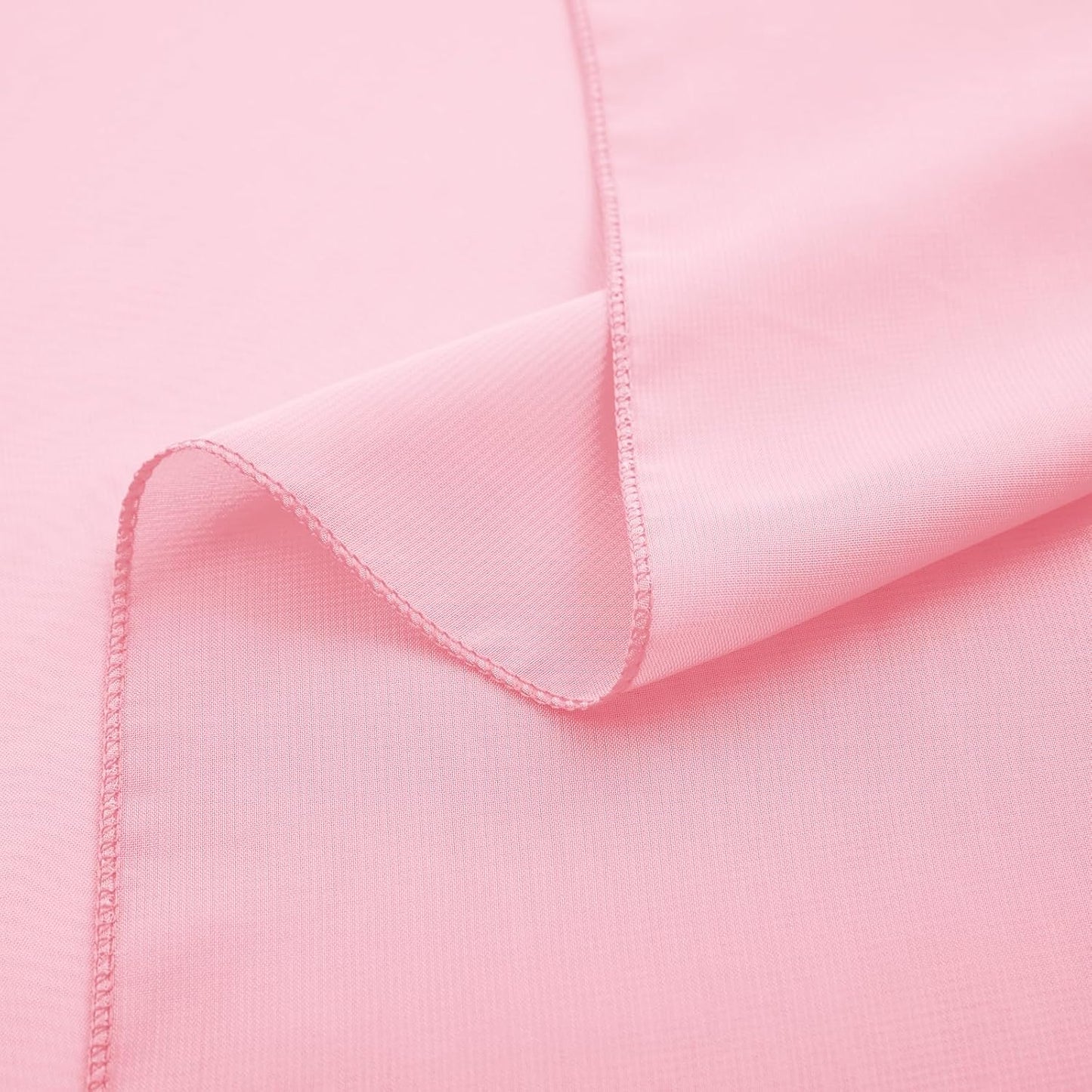 Horbaunal Light Pink Chiffon Table Runners 10FT Sheer Chiffon Runner 29x120 Inches Romantic Boho Rustic Table Runner for Wedding Party Bridal Baby Shower Table Decorations