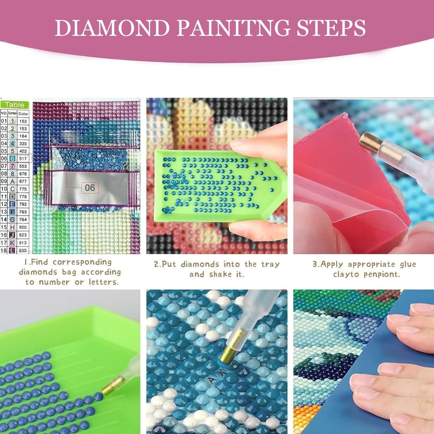 AIBOERL Peach Diamond Art Kits for Adults,Peach 5D Diamond Painting Kits for Adults Beginners,DIY Full Round Drill Diamond Dot Painting Gem Art Kits for Adult, Home Wall Decor 12x16Inch