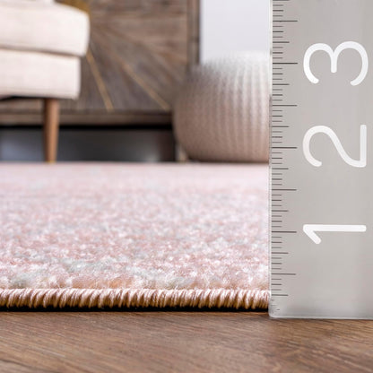 Blythe Pink Trellis Power Loomed Area Rug, 2' x 3'