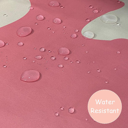 Better Late Than Ugly Shower Curtain - Cute Shower Curtain for Bathroom Pink Letter Print Funky Aesthetic Decor Waterproof Bathroom Curtains Set with 12 Rustproof Hooks (Pink, W 72" x H 72")