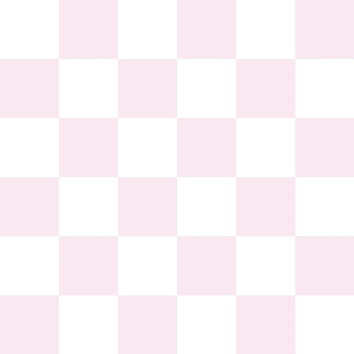 Pink Checkered Wallpaper Peel and Stick Pink and White Plaid Wallpaper for Girls Room Self Adhesive Princess Mosaic Contact Paper for Cabinets and Drawers Countertops Shelf Liner Bedroom