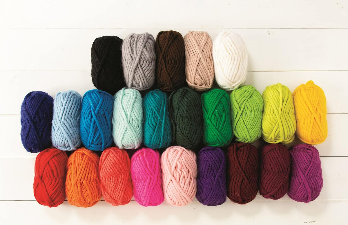 Tuff Puff Pink 100% Wool Chunky Yarn for Hand Knitting