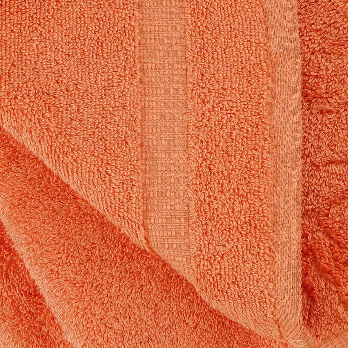 Washcloths 13x13, 4-Pack 100% Turkish Cotton Face, Coral