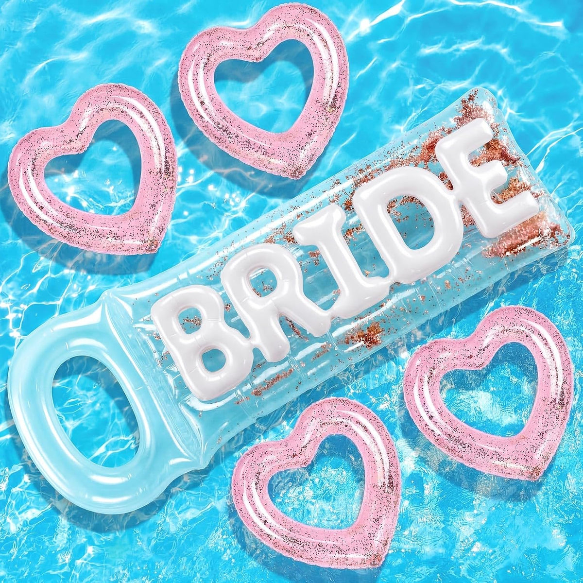 5 Pcs Bachelorette Pool Floats Set, Bride Pool Party Decor