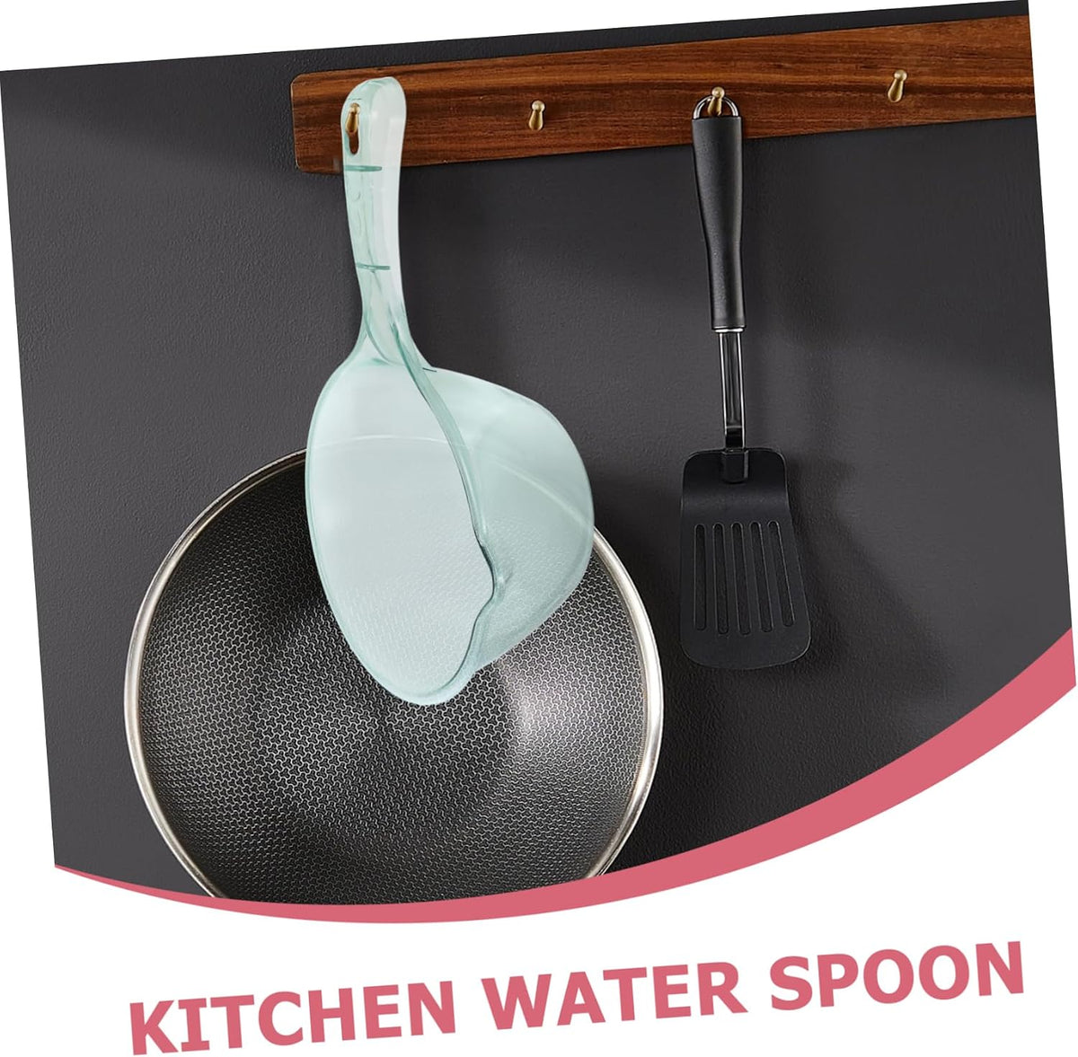 3pcs Portable Water Scoop Thickened Kitchen Ladle for Watering Plants Bathing and Household Use Pink Light Green Brown