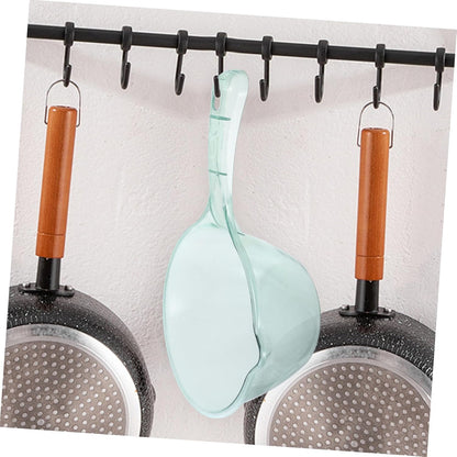 3pcs Portable Water Scoop Thickened Kitchen Ladle for Watering Plants Bathing and Household Use Pink Light Green Brown