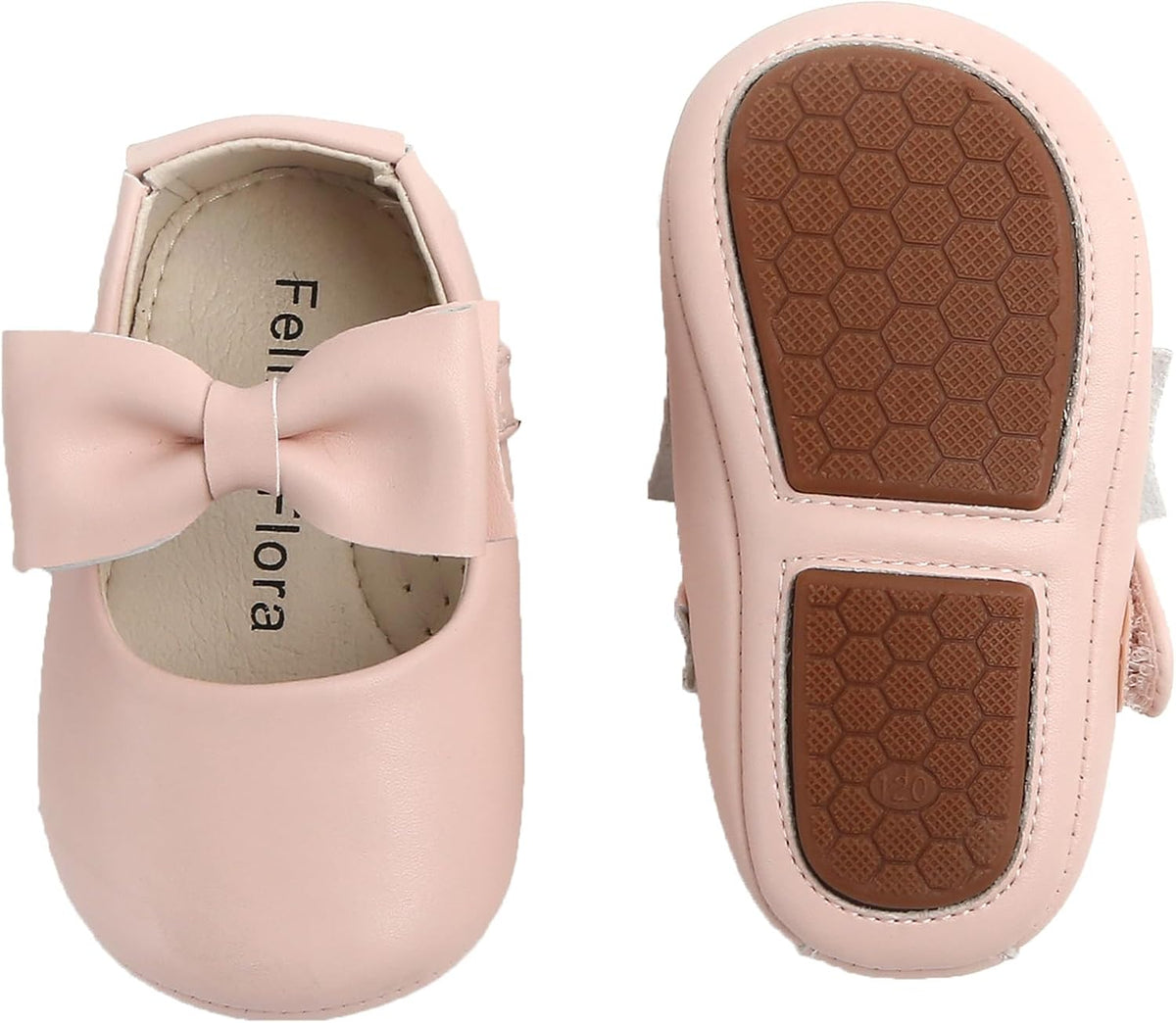 Soft Sole Baby Dress Shoes - Infant Baby Walking Shoes Moccasinss Rubber Sole Crib Shoes