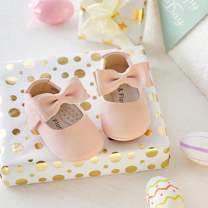 Soft Sole Baby Dress Shoes - Infant Baby Walking Shoes Moccasinss Rubber Sole Crib Shoes
