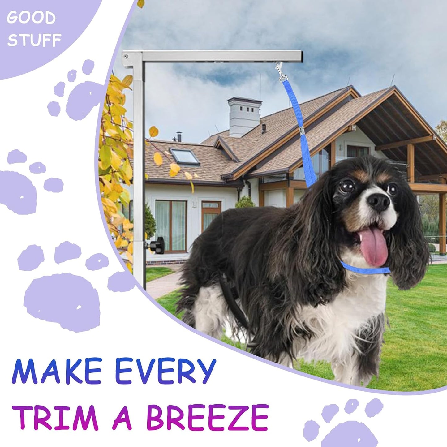 3PCS Adjustable Fixed Grooming Loops for Cat and Dog,Dog Grooming Leash, Safety Leash for Pet Grooming Table or Bathtub