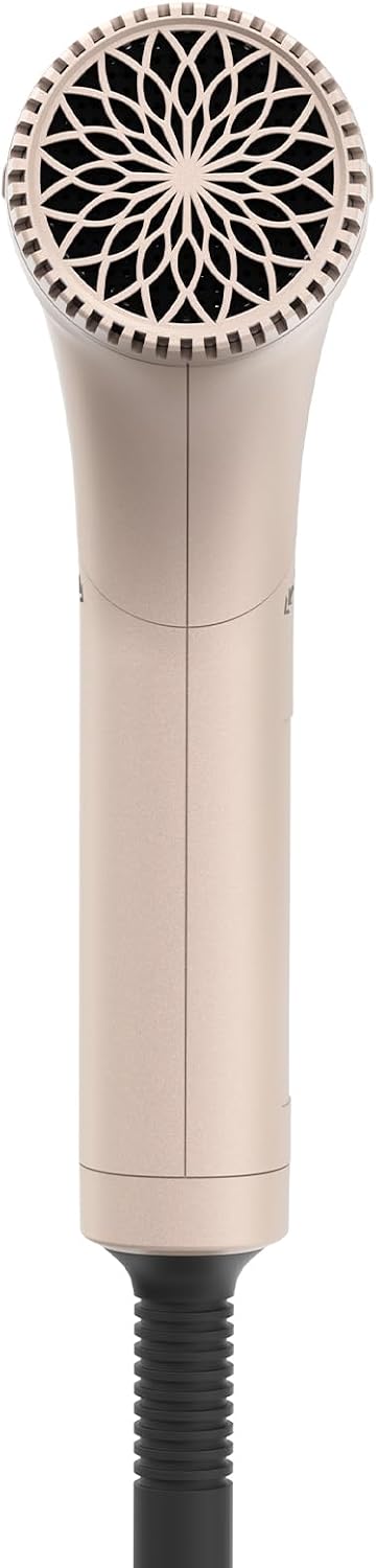 Foldable Hair Dryer HD303 1200W, Dual Voltage 110–240V, 3 Attachments