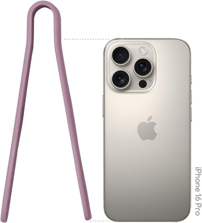 Mini Silicone Toaster Tongs, 7 inches, 1 Pack, Pink