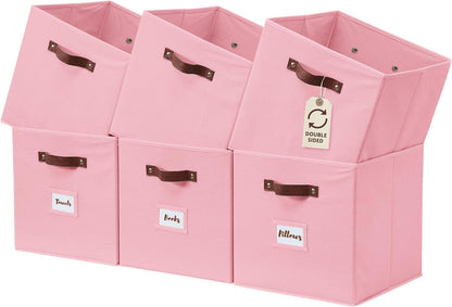 Storage Bins, Cube Storage Bin with Labels