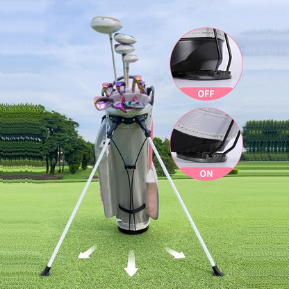 Golf Club Bags|Lightweight Bag for Men Women|Fairway Stand Waterproof,with 7 grids Dividers,Zippered Pockets,Ergonomic Shoulder Straps