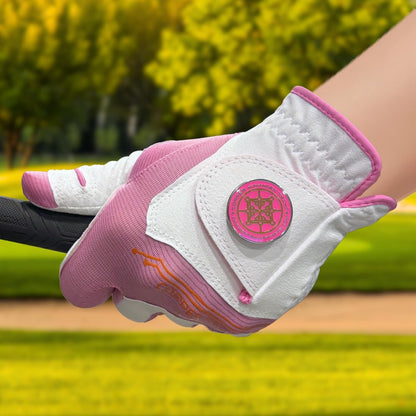 Copper Advanced Tech 2.0 Golf Gloves for Women | Copper Compression Joint Support Golf Glove with Tacky Grip, Tear Resistant Durability, All Weather Grip Control, Comfort for Weak Grip and Arthritis