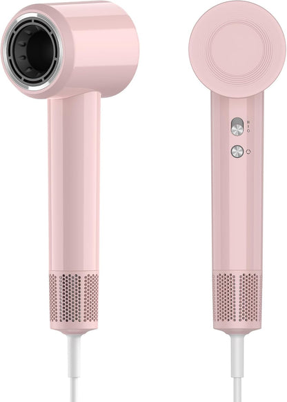 Hair Dryer, High Speed Ionic Blow Dryer, Light Pink