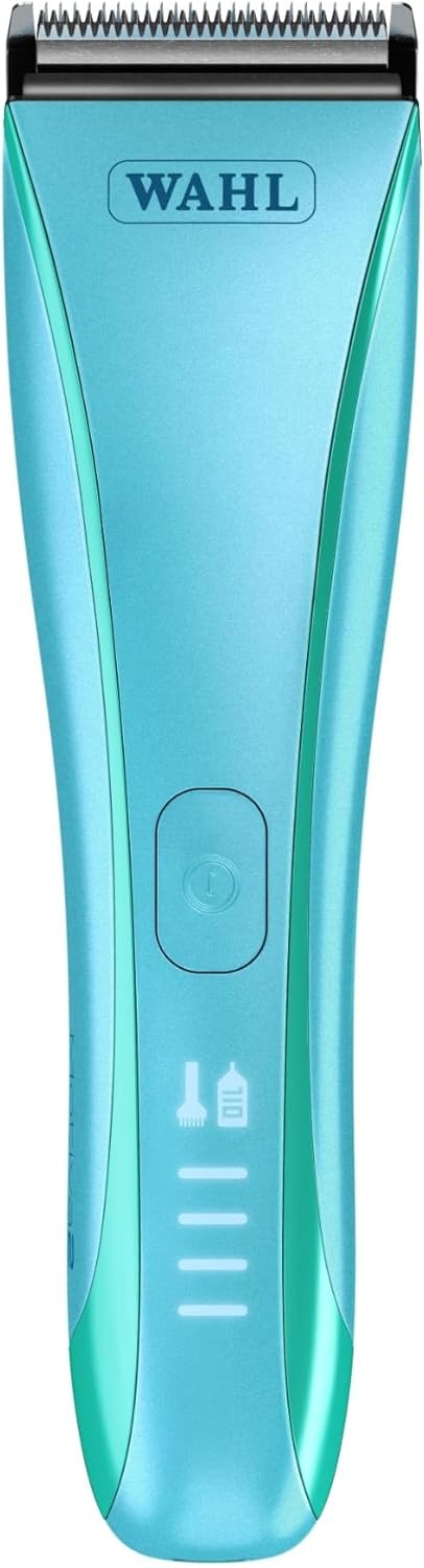 Wahl Pro Animal Motiva2 - Professional Pet Clipper for Dogs, Cats & Horses - Cordless - Digital Display with LED Indicator - Textured Grip - Easy to Carry & Travel Lock - Blue Ivy