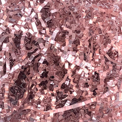 Shredded Paper Pink Basket Filler 1/2 LB Gift Box Crinkle Cut Paper Shredded Stuffing Rose Pink Grass for Valentine Day Packing Shipping Decorations Wrappings