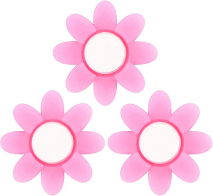 Tennis Racket Vibration Dampener Soft Silicone Racket Shock Absorber for Tennis Racquet String - Flower Shaped