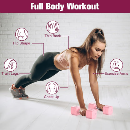 Adjustable Dumbbell Set,Adjustable Weight Dumbbells for Women/Men