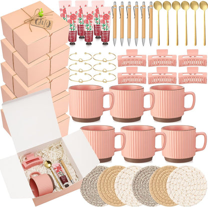 61 Pcs Baby Shower Prizes for Game Winners, Pink