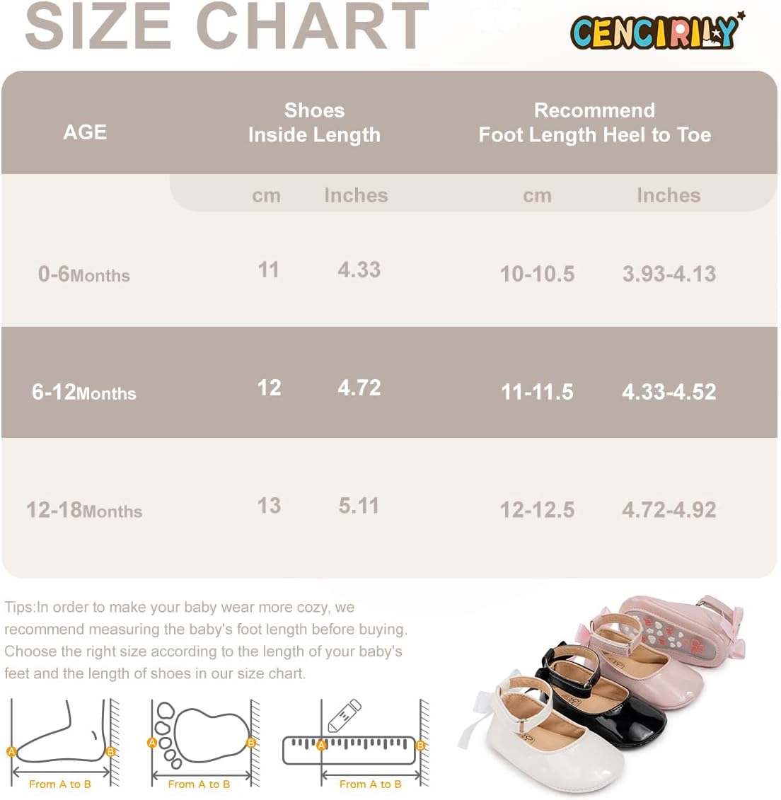 Infant Baby Girls Mary Jane Flats Non Slip Soft Sole Prewalker Princess Wedding Dress Shoes