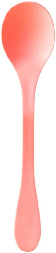 Eco Coral Reusable Spoons – 12 Pack | Reusable Plant Flatware Made from Bamboo & Sugarcane | Dishwasher-Safe | 6.75" Utensils