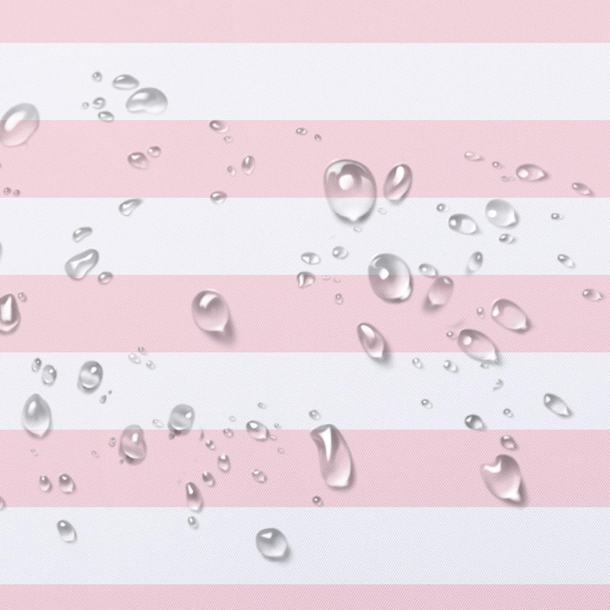Pink Striped Shower Curtain Pink and White Bathroom Decor - Polyester Fabric 72x72 Inch with 12 Hooks, Modern Minimalist Stripe Bathroom Curtain Design for Bathtub/Shower