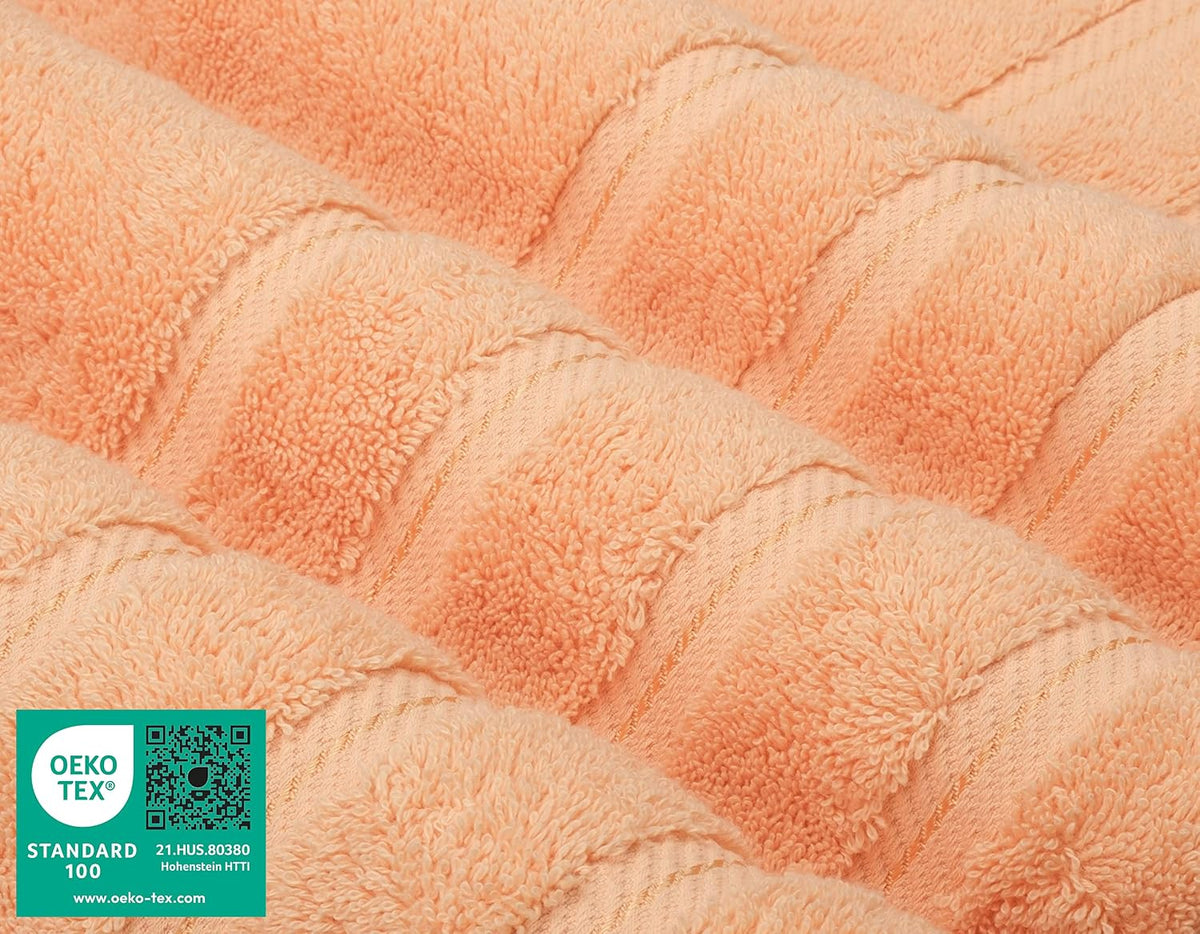 100% Cotton Luxury Turkish Towels, 6 Piece Towel Set