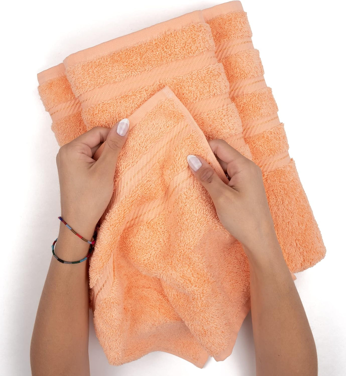 100% Cotton Luxury Turkish Towels, 6 Piece Towel Set