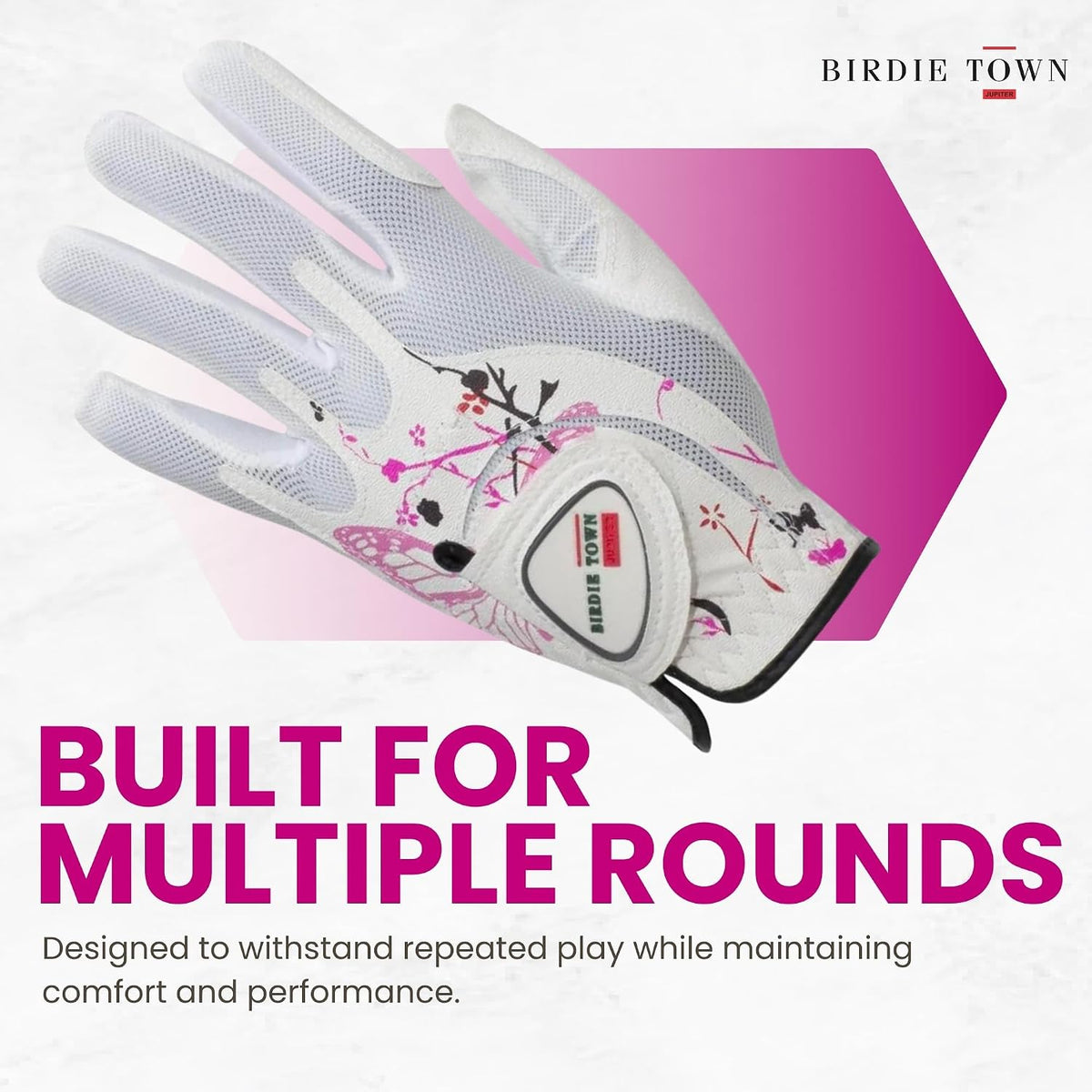 Golf Glove - Breathable Synthetic Leather, Premium Golf Accessories, One Size Fits Most.