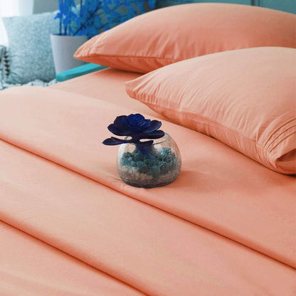 Bed Sheet Set Super Soft Microfiber Sheets,4PC,Queen Size