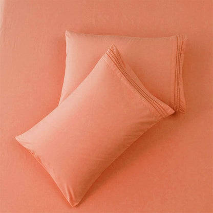 Bed Sheet Set Super Soft Microfiber Sheets,4PC,Queen Size