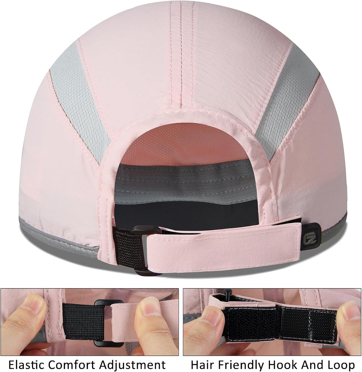 Reflective Folding Outdoor Hat Unstructured Design UPF 50+ Sun Protection Sport Hats for Womens and Mens