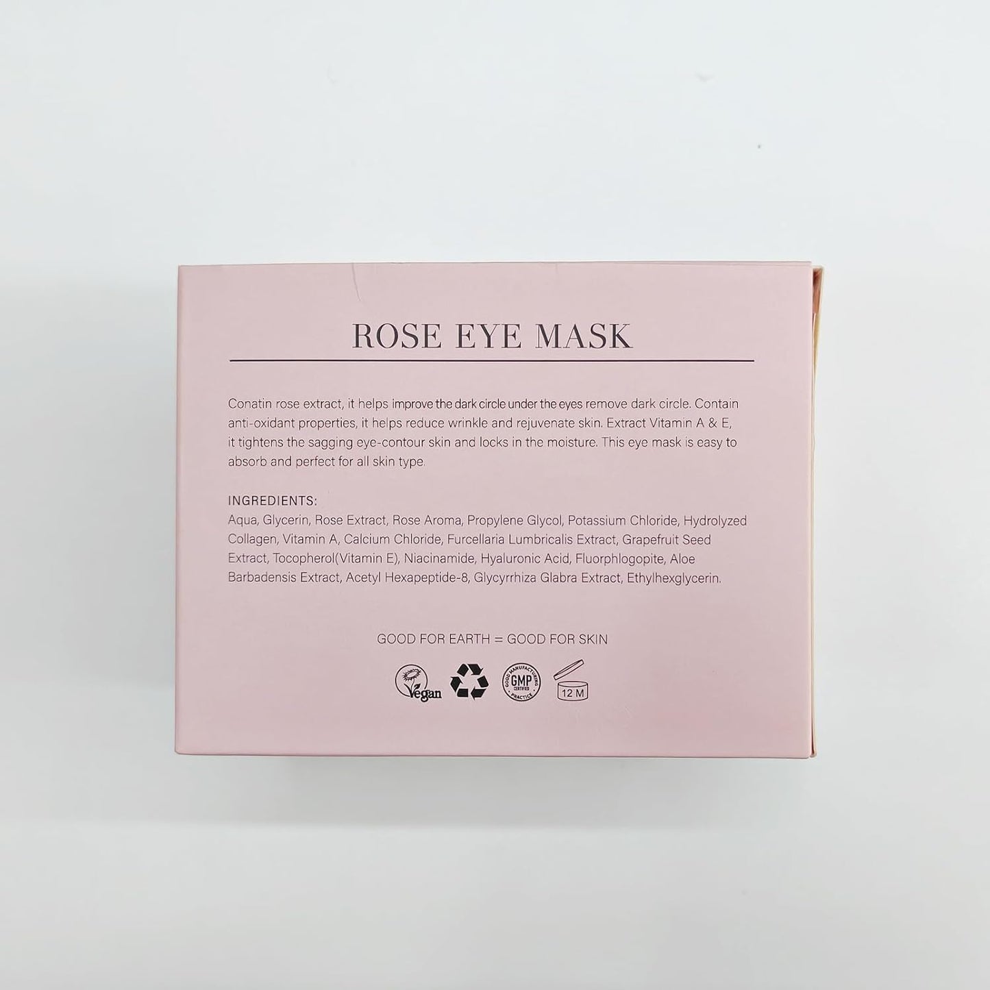 Under Eye Patchs Rose Eye Mask for Dark Circles and Puffiness Wrinkle Eye Bags 30 Pairs
