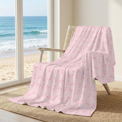 40"x60" Lap Cooling Blanket Pink Plaid Ice Silk Lightweight Breathable Soft Summer Blanket for Hot Sleepers Couch Bed Sofa Camping Diamond Texture