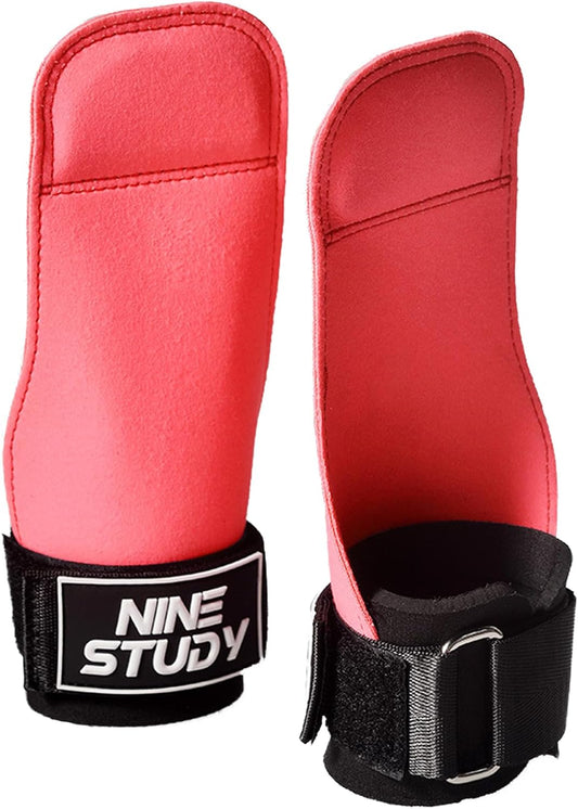 Leather Weight Lifting Straps for Deadlifts Heavy Duty Double Layer