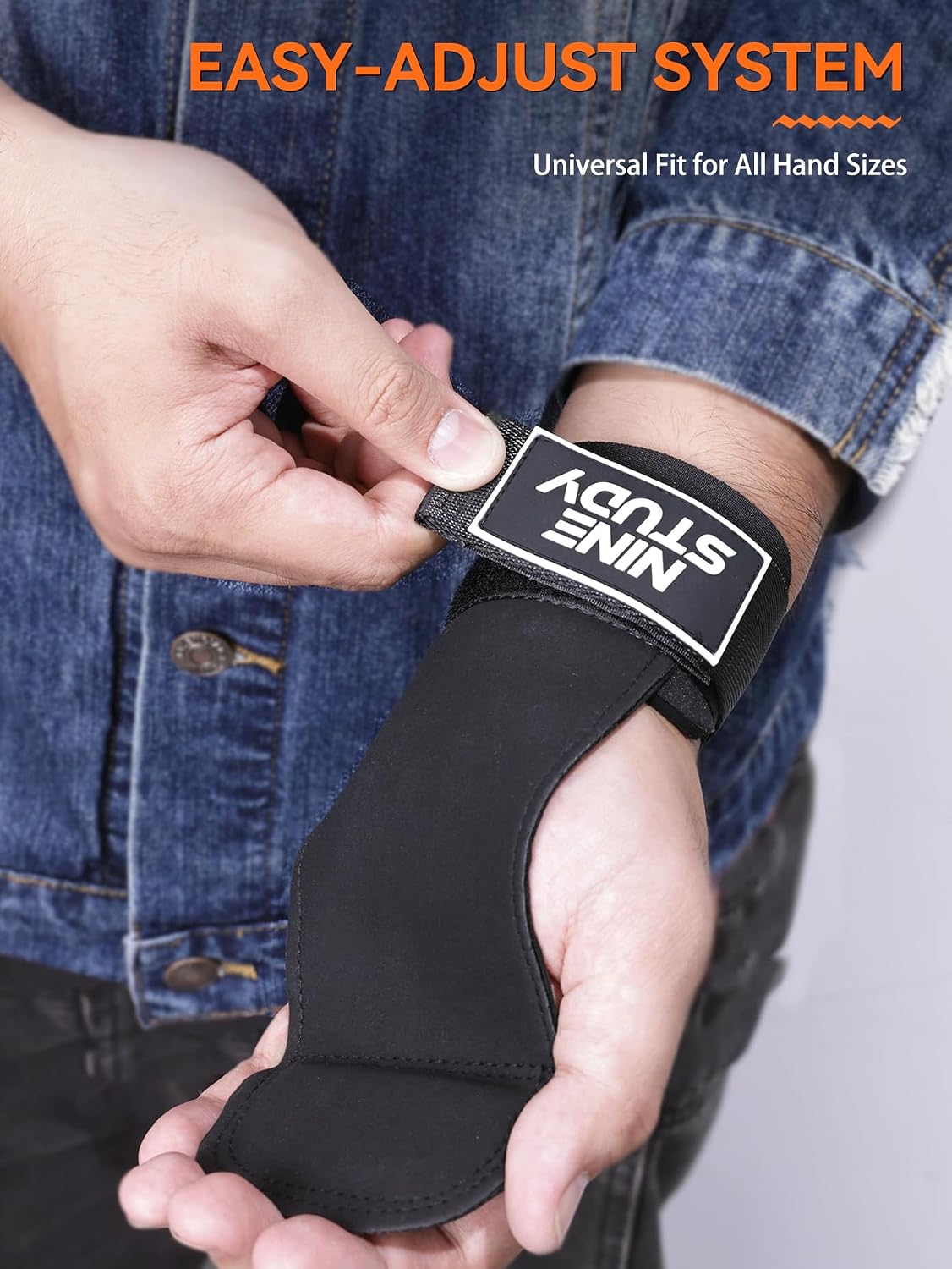 Leather Weight Lifting Straps for Deadlifts Heavy Duty Double Layer