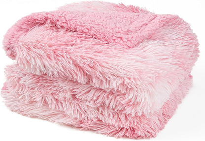 Waterproof Dog Blanket for Couch Protector Throw, 29x40 Tie-Dye Pink