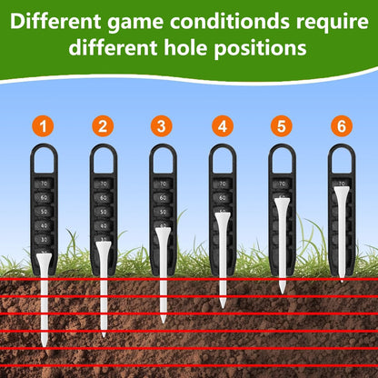 7Pcs Golf Accessories Kit, Include Golf Club Cleaner Towel Ball Bag Divot Tool Score Counter Range Chart Card Tee Elevator