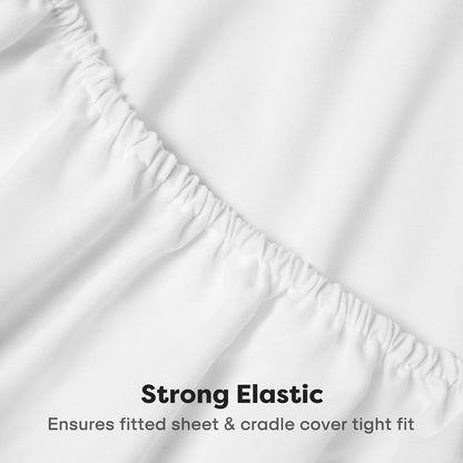 Ultra Soft Egyptian Cotton Massage Table Sheets Set 3 Piece Set - Contains Massage Table Cover, Massage Fitted Sheet, and Massage Face Rest Cover (Stripe, Peach)