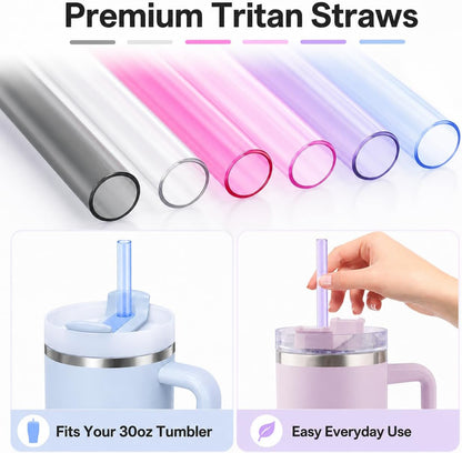 Replacement Straws for Stanley Quencher 30oz Tumbler, 6 Pack