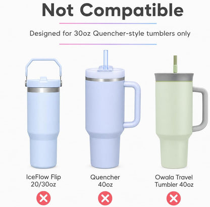 Replacement Straws for Stanley Quencher 30oz Tumbler, 6 Pack