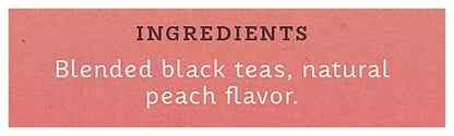 Peach Black Tea, Box of 100 Tea Bags (Packaging May Vary)